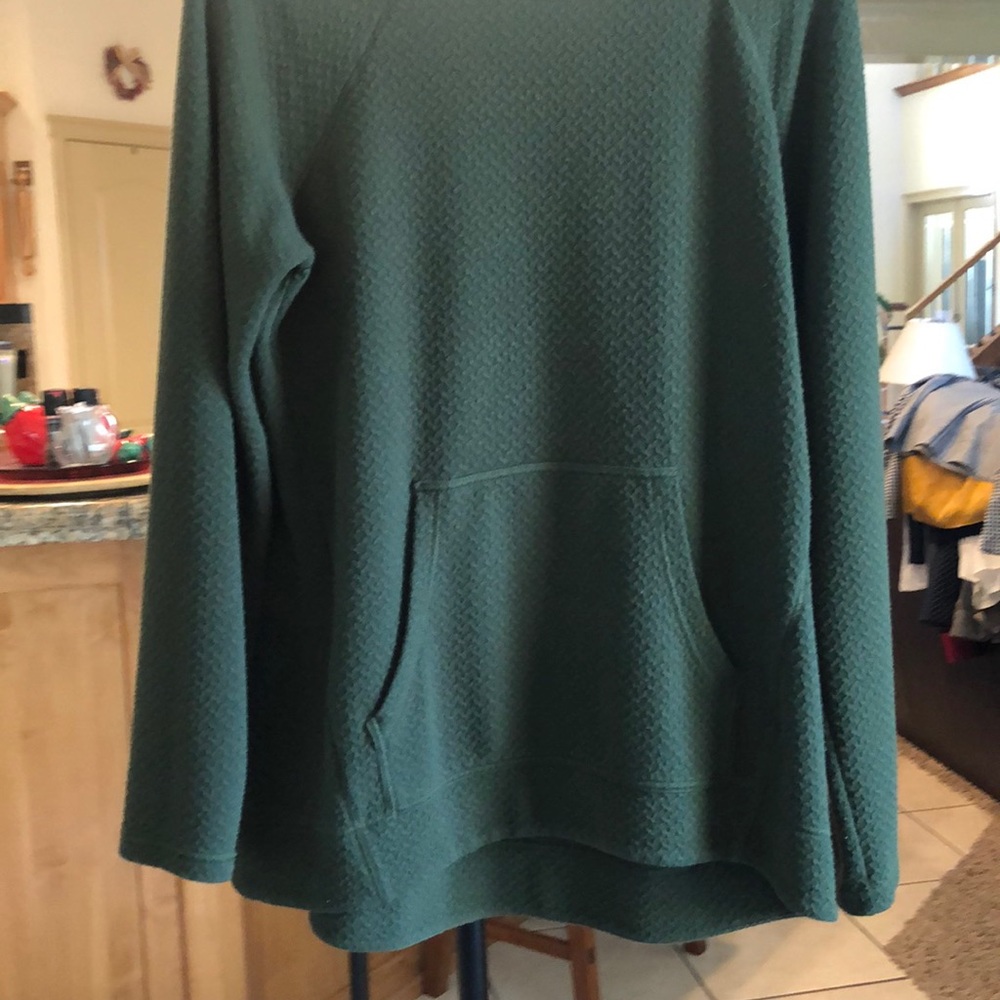 J Jill green Sweater Top Tunic, small